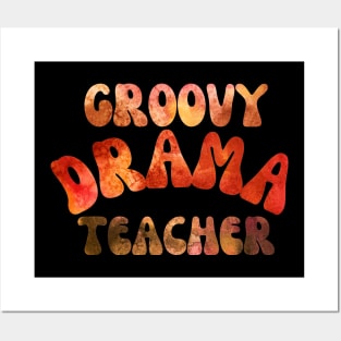 Groovy Drama Teacher Gift Posters and Art